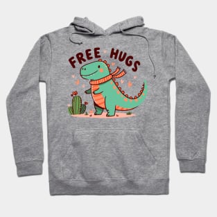 T-Rex Free Hugs Hoodie